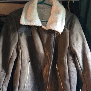 Ladies Faux suede jacket